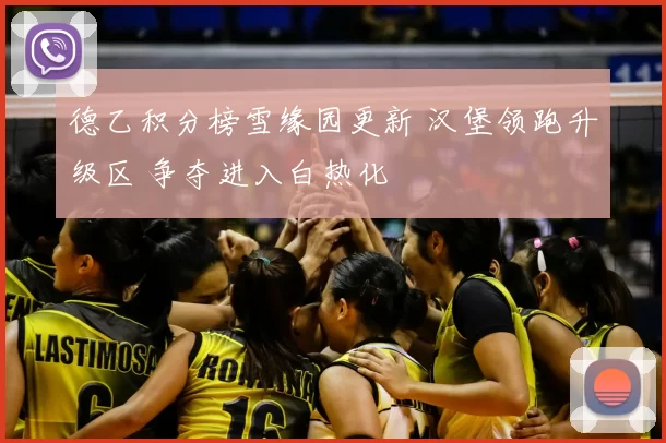 德乙积分榜雪缘园更新 汉堡领跑升级区 争夺进入白热化